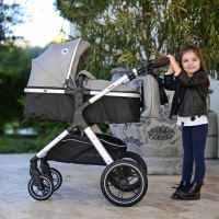 Комбинирана бебешка количка 3в1 Lorelli Viola, Opaline Grey + адаптори-6PiB0.jpeg