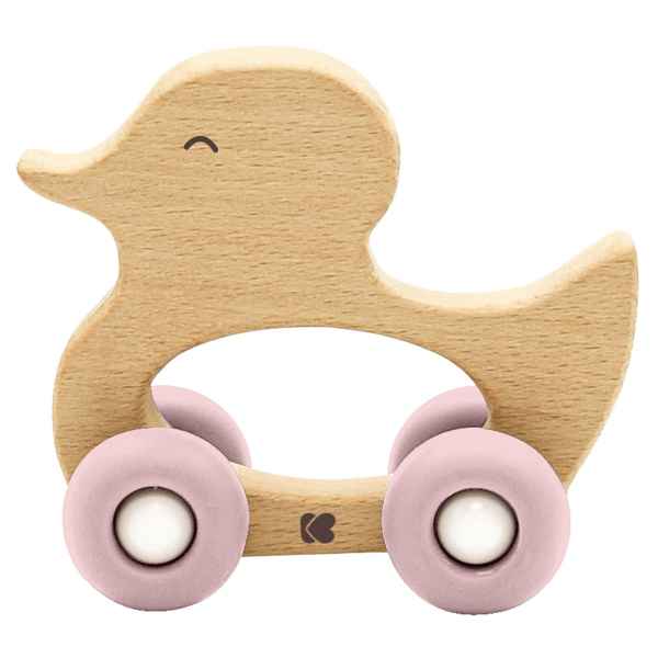 Дървена играчка с чесалка Kikka Boo Duck, Pink РАЗПРОДАЖБА-6ZPbM.jpg