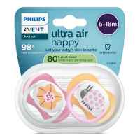2 бр. залъгалки Philips Avent Ultra Air Happy 6-18м, розови с цвете и калинка-6aT54.jpeg