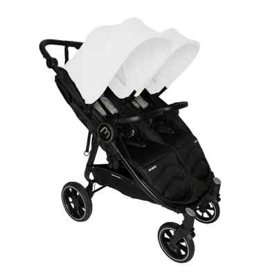 Бебешка количка за близнаци Baby Monsters Easy Twin 4, черна