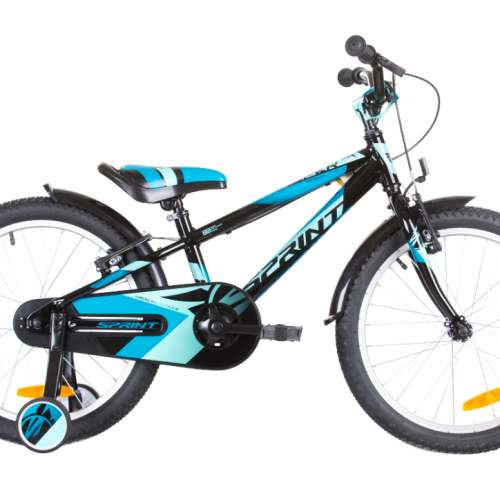 Детски велосипед Sprint Casper 18, черно със синьо
