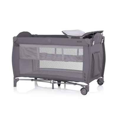 Бебешка преносима кошара Chipolino Бела, Тъмносива