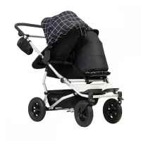 Кош за новородено Mountain Buggy Plus, Черно и бяло каре-6oQpN.jpg