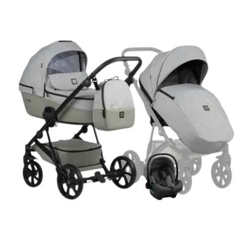 Комбинирана бебешка количка 3в1 Tutis VIVA 5+, Crystal