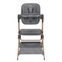 Бебешка мини кошара + Столче за хранене 2в1 Kikka Boo Sleat Me, Grey-6sER6.jpeg