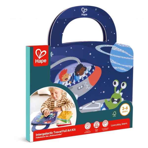 Творчески комплект Hape, Книжка за апликации с фолио, Космос-6uiux.jpeg