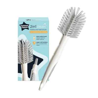 Четка за шише и биберон Tommee Tippee, сива