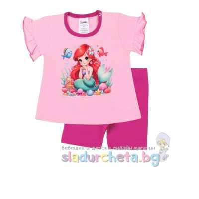 Комплект от 2 части Комес - тениска и къс клин