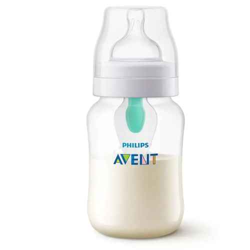 Шише за хранене AVENT AirFree, 260мл, 1м+