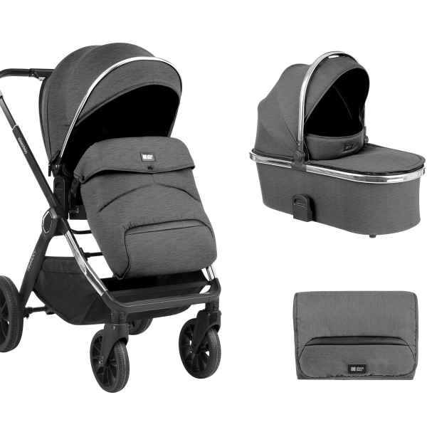 Комбинирана бебешка количка 2в1 Kikka Boo Tiffany, Dark Grey-7HII5.jpeg