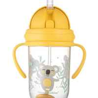 Нетечаща чаша със сламка Canpol-babies Bonjour Paris 270 мл, жълта-7OzOG.jpeg