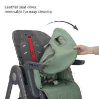 Столче за хранене Lorelli, Party, Green leather-7Q1rX.jpeg