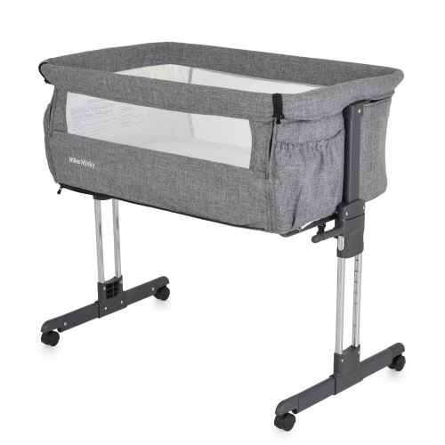 Бебешко легло Moni Mika, сива