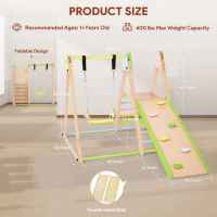 Детски дървен комплект 4в1 Ginger Home, Люлка, Пързалка, Катерушка и Рампа за Катерене, 120x112x114 см-7einv.jpeg