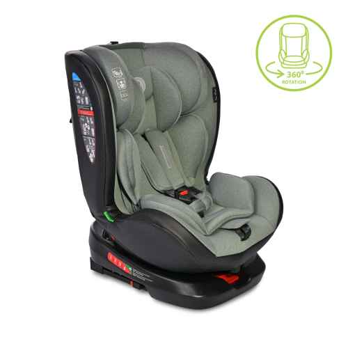 Столче за кола Lorelli Nebula i-Size 360 ISOFIX, Iceberg Green