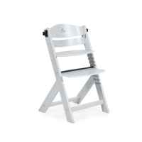 Дървен стол за хранене 2в1 Cangaroo Nuttle, бял-7iRBM.jpg