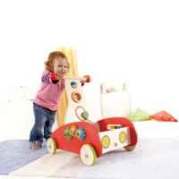 Проходилка Hape, Дървена количка-7jJLY.jpeg