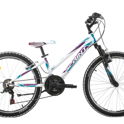 Детски велосипед Sprint Calypso 24, Hardtail матово бял