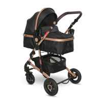 Комбинирана бебешка количка Lorelli Alba Premium, Black + Адаптори-82nsP.jpeg