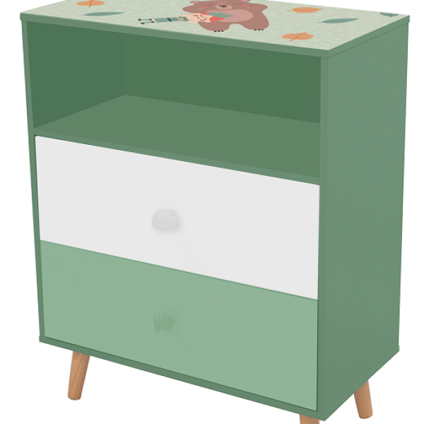 Детски шкаф Ginger, Мече Forest-83vdV.png