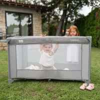 Бебешка кошара 1 ниво Lorelli Carina, Pink Stars-85YTv.jpeg