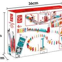 Комплект дървена игра Hape, Домино, Мощен удар, 59 части-8Tnf7.jpeg