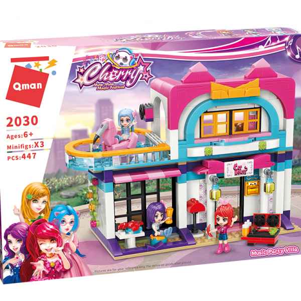Конструктор Qman, Музикална парти вила, 447 части-8VF1V.jpeg