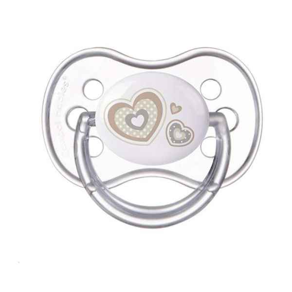 Силиконова залъгалка с форма на черешка Canpol Newborn Baby 6-18м, бежова-8hr9z.jpg