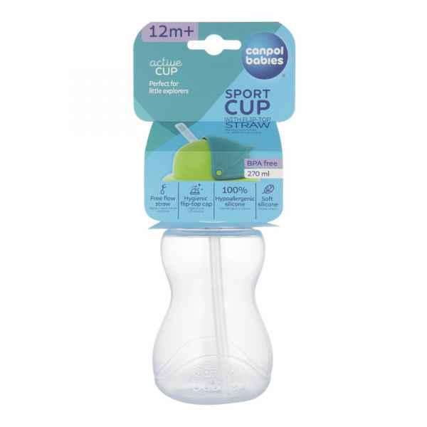 Преходно шише със сламка и капаче Canpol 12м+ 270 мл, синьо-8uWND.jpeg