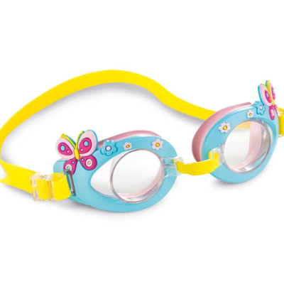 Забавни очила за плуване за деца Intex, пеперуди