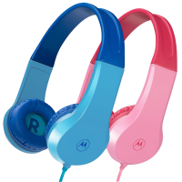 Детски слушалки с кабел Motorola Moto JR200, Pink-99s8S.png