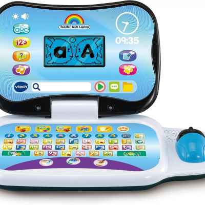 Интерактивна играчка Vtech, Образователен лаптоп, син