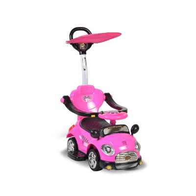Детска кола за бутане Moni Paradise, розова