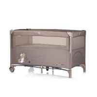 Бебешка кошара Chipolino Релакс с падаща страна, тирамису-9dt6r.jpeg