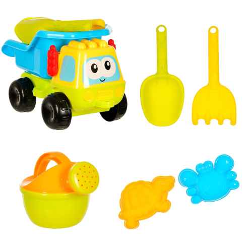 Детски плажен комплект за игра с камионче и лейка, 6 части Zizito GOT