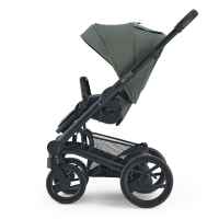 Бебешка количка 2в1 Mutsy NIO Sea Green, пакет от черно шаси със седалка + кош за новородено, с черни колела и черни кожени елементи-9mZ4Z.jpeg