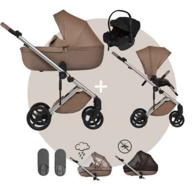 Комбинирана бебешка количка 3в1 Anex Eli, Secret