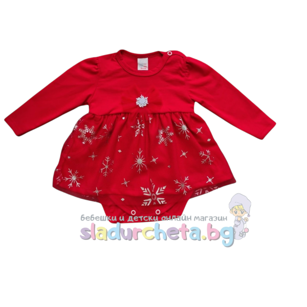 Бебешка рокля-боди Светли, червена-9u5RU.png