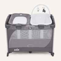 Бебешка кошара Joie commuter change & snooze, с шезлонг и подложка за повиване, Linen Grаy-9u6jy.jpeg