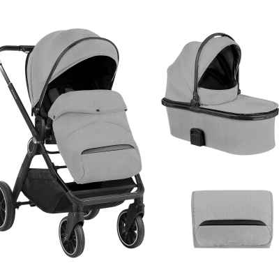 Комбинирана бебешка количка 2в1 Kikka Boo Tiffany, Light Grey 2024