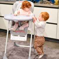 Столче за хранене Lorelli Cryspi, Grey stars-A7MJA.jpeg