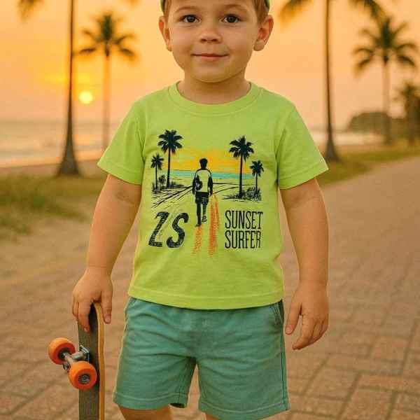 Комплект от 2 части Светли - тениска и къс панталон-ADKcV.jpeg