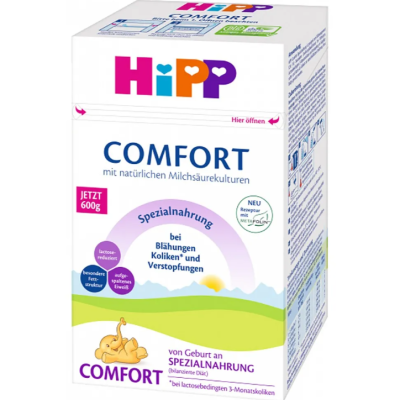 Специална храна за кърмачета Hipp Comfort, 0м 600 гр.