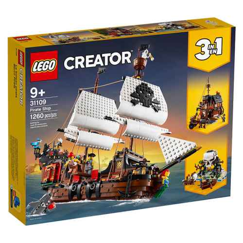 Конструктор LEGO Creator Пиратски кораб 3в1