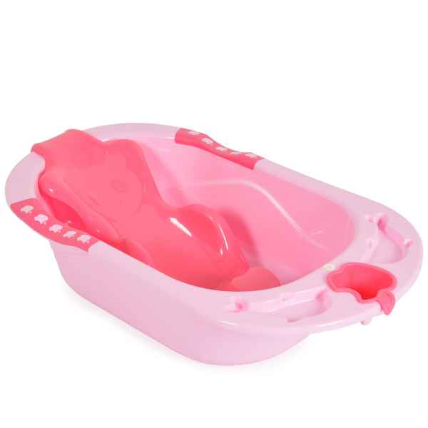 Бебешка вана с подложка Cangaroo Larissa 89 см, розова-Acaw3.jpg