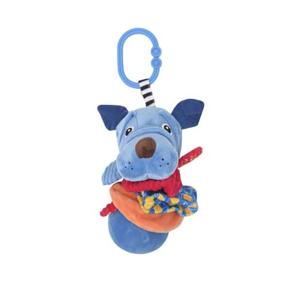 Вибрираща играчка Lorelli Toys, Синьо куче-AmxzM.jpg