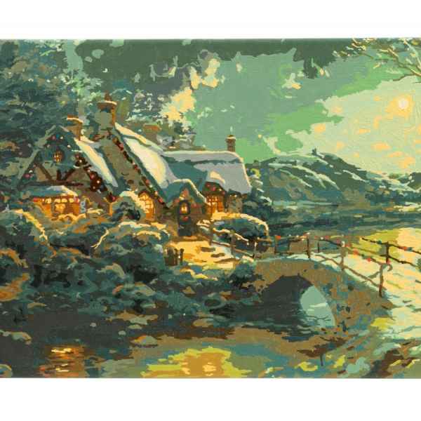 Творчески комплект Craft Buddy, Рисуване по номера, Коледна лунна светлина-AtMx0.jpeg