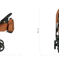 Комбинирана бебешка количка 3в1 Tutek Diamos XS ECO, Brown/Beige-B3Q7h.png