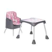 Столче за хранене Lorelli TRICK 3в1, Pink bears-B4V31.jpg