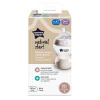 Шише за хранене Tommee Tippee Natural Start, 260 мл, 0м+, самостерилизиращо, с биберон с бавен поток (1 капка)-B5uCT.jpeg